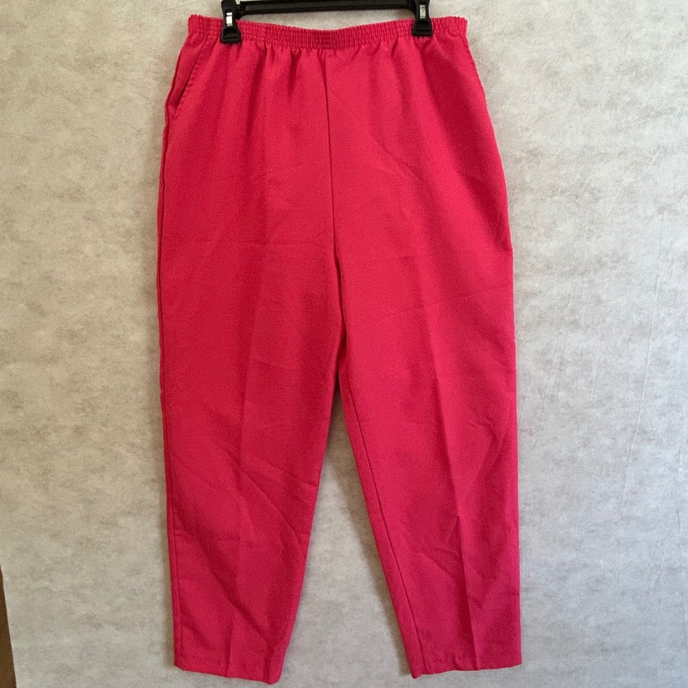 Cape‎ Cod Sportswear Womens Casual Pants Elastic Waist Coral Trousers